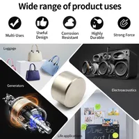 แม่เหล็กนีโอไดเมียมขนาด 50x30 มม. แรงสูงพิเศษ N35 NdfeB แม่เหล็กถาวรทรงกลม แม่เหล็กทรงพลัง แม่เหล็กติดตู้เย็น 5