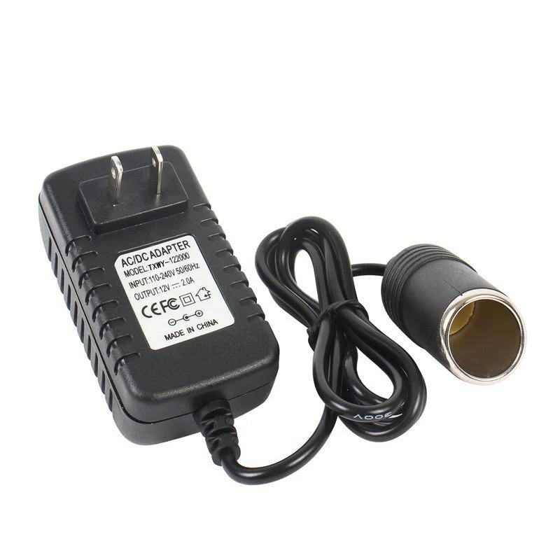 240 volt cigarette lighter adapter 110V-240V AC Plug To 12V DC Car Cigarette Lighter Converter Socket Adapter