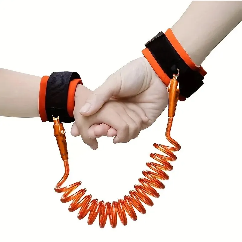 1 PCS Pulseira anti-perda infantil Pulseira de tração de segurança Cinto para crianças 360° Atividade grátis Artefato para caminhada de bebê ao ar livre_voghion.com