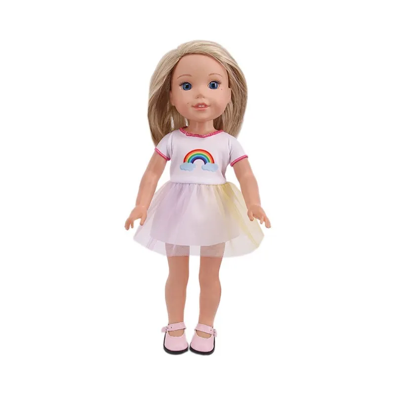 Doll Accessories Doll Clothes Doll Clothes Accessories Doll Shoes Barbie Doll Clothes Doll Eyewear Accessories Doll Wigs Doll Wig Headgear Doll Clothes Dress Skirt Shoes Hat Glasses For 14.5 Inch Nancy American Doll&32-34Cm Paola Reina Doll Our Generation Girl's Toy