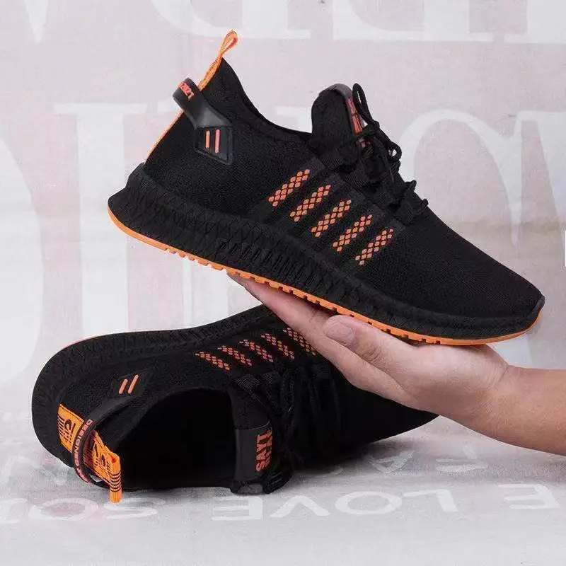 2024 Autumn New Trendy Men's Shoes Mesh casual non slip sneakers Fashion breathable male footwear Outdoor comfortable light shoe
