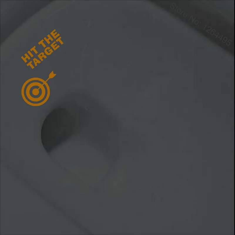 Glow in the Dark Hit the Target Toilet Aiming Stickers Bathroom Art Deco Funny Decals Washroom Lavatory DIY Decorations toilet stickers