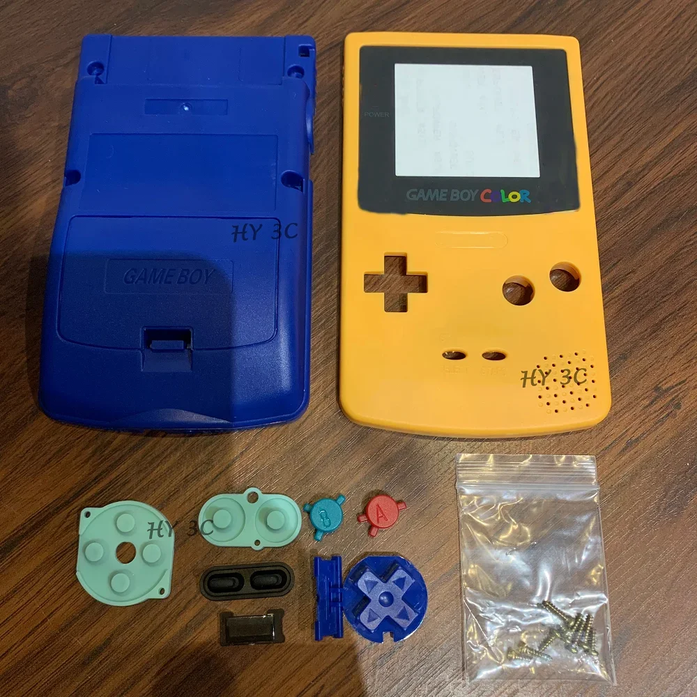 Nintendo Switchの交換用シェル,ゲームボーイカラーgbc pikachu