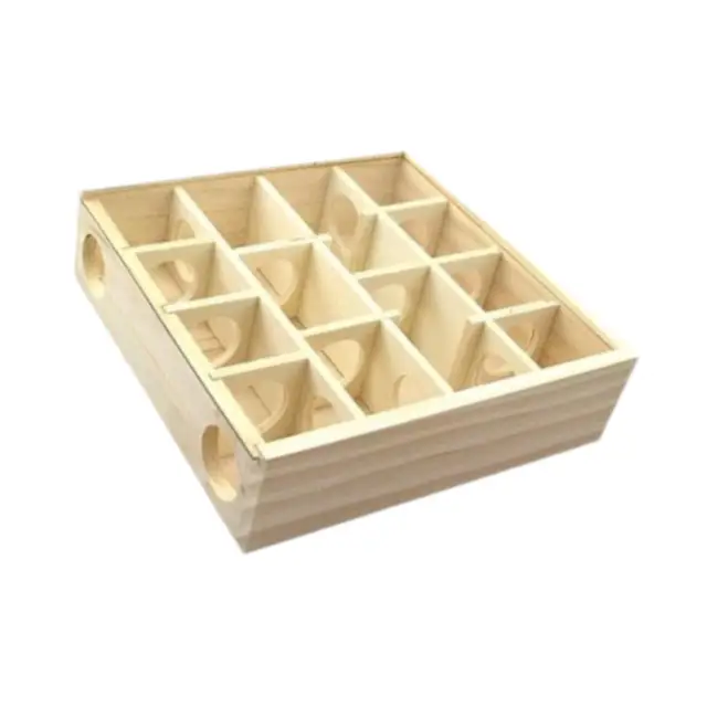 Maze Tunnel Toy Enrichment Playing Hiding Tool Exercising Hamster Room Multi Chamber Hideout Hamster Digging Box Pet Habitat 3