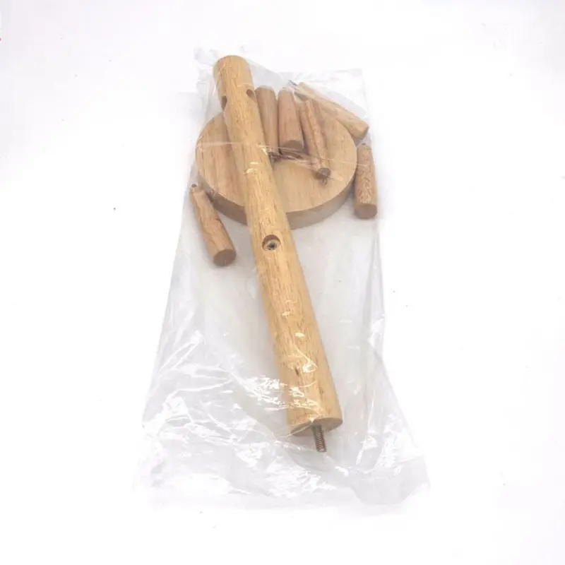 Hooks Mug Holder Tree Wooden Cup Holder Mug Tree Rack Tabletop Holder Cup Tree Tea Coffee 6 Hooks