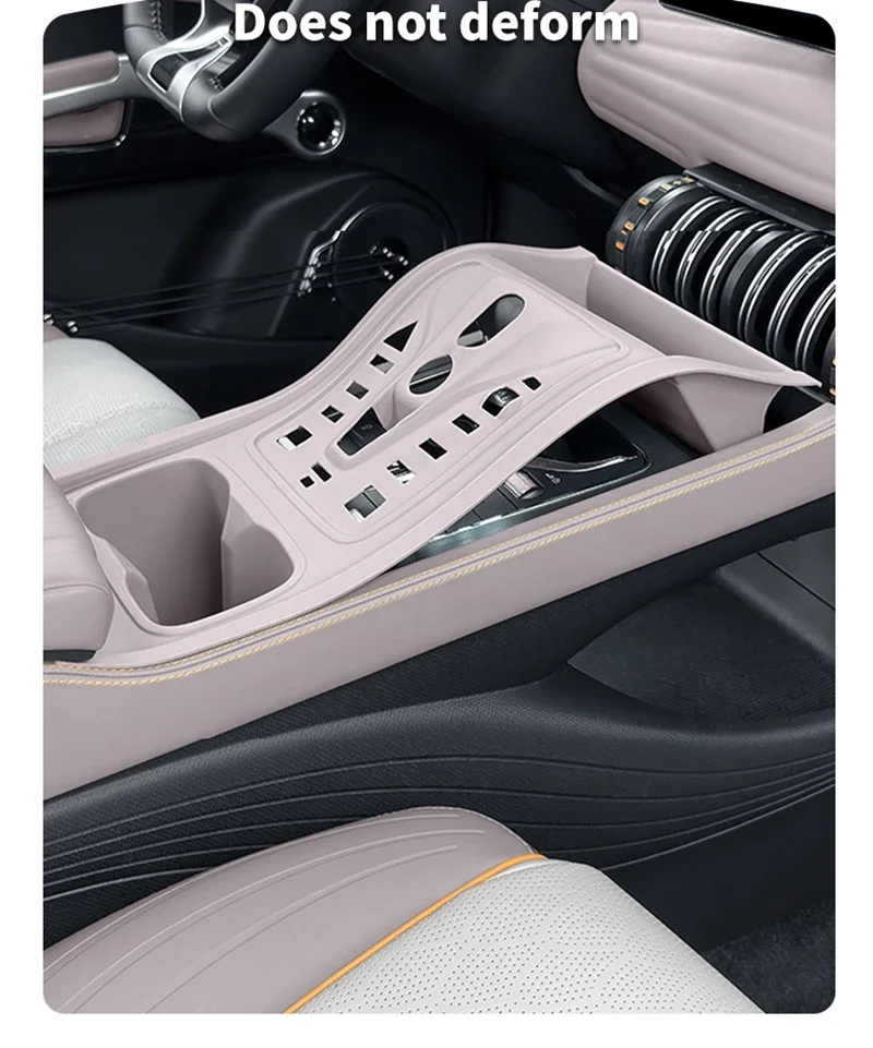 For Byd Yuan Plus Atto 3 2022-2024 Car LHD Central Control Button Full Silicone Pad Non-slip Scratch-resistant Protective Cover