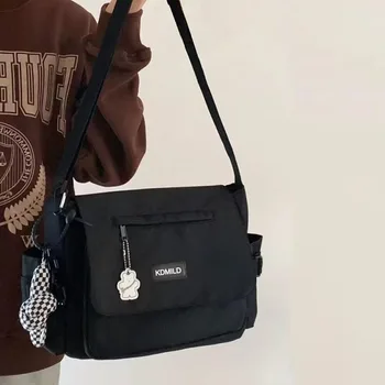 حقائب كتف هاراجوكو للرجال مقاومة للماء من القماش حقائب كروس للمراهقين حقيبة مدرسية للأولاد 2