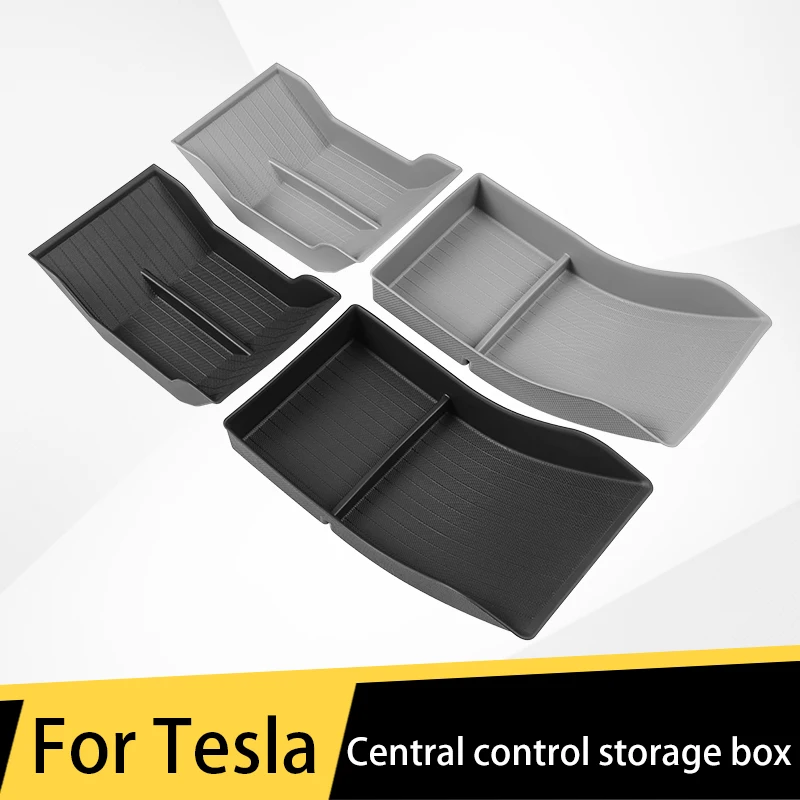 

Автомобильный нижний ящик для хранения из ТПЭ, коробка для центрального подлокотника Tesla Model 3, центральная консоль Y, аксессуары для украшения интерьера, установка