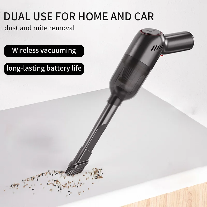 9000Pa Wireless Car Vacuum Cleaner Cordless Handheld Auto Vacuum Home & Car Dual Use Mini Vacuum