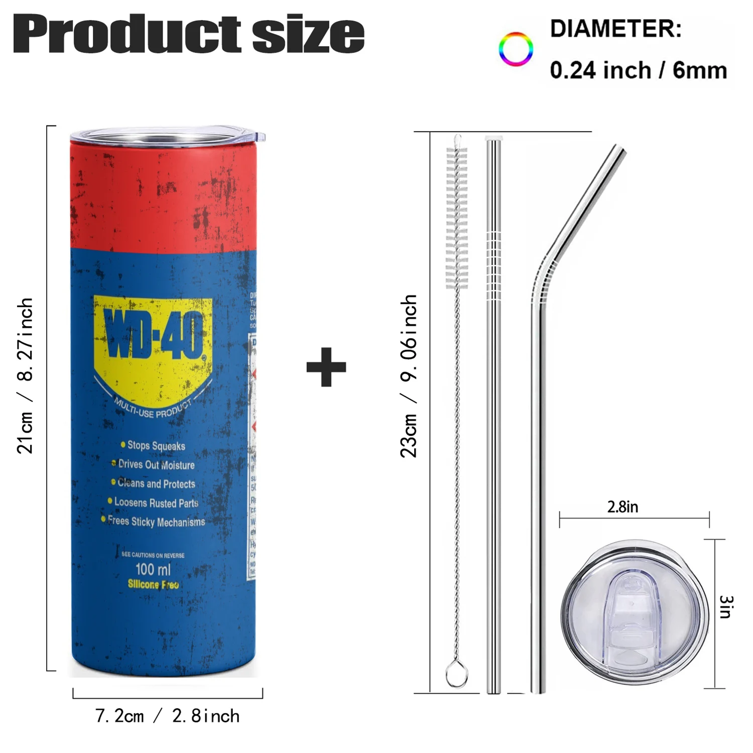 Stainless Steel Insulated Tumbler with Lid - 20oz