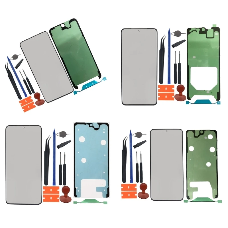 Lente Frontale In Vetro Esterno Abcd Per S21,S21 + Plus, Riparazione Display Lcd Touch-Screen S21 Fe