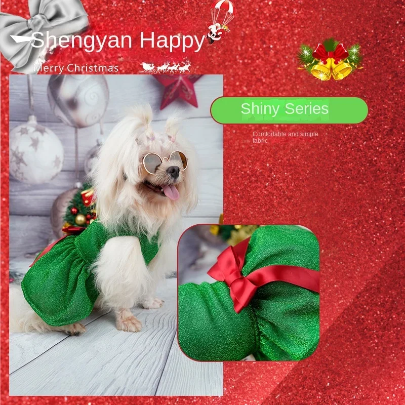 New Pet Dog Christmas Dress Dog Christmas Dress Gift Old Man Clothes