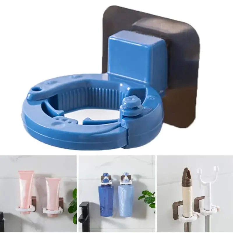 NEW Bathroom Organizer Wall Mounted Shampoo Bottle Shelf Shower Gel Rack Liquid Soap Holder Self Adhesive Shelves Hanger 5