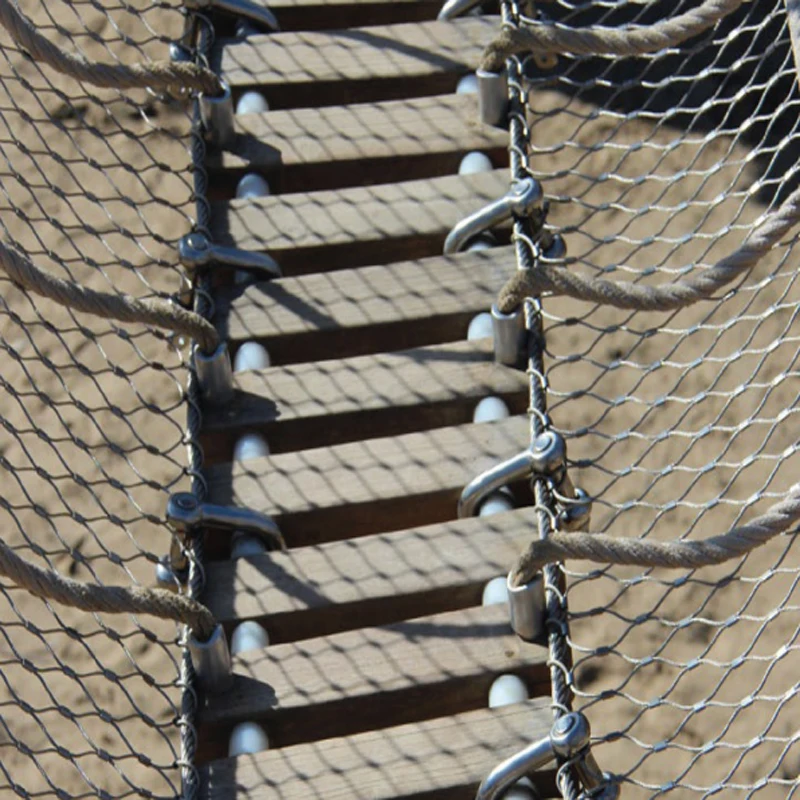 Cable Netting with Frame for Architecture Boundary Wall and Playground