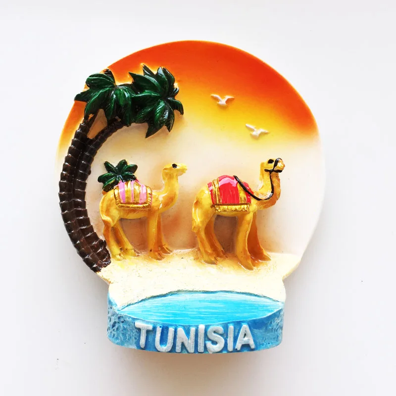 Tunisia Travelling Fridge Magnets Tourist Souvenirs Fridge Stickers Home Decor Wedding Gifts Message Board Magnetic Stickers
