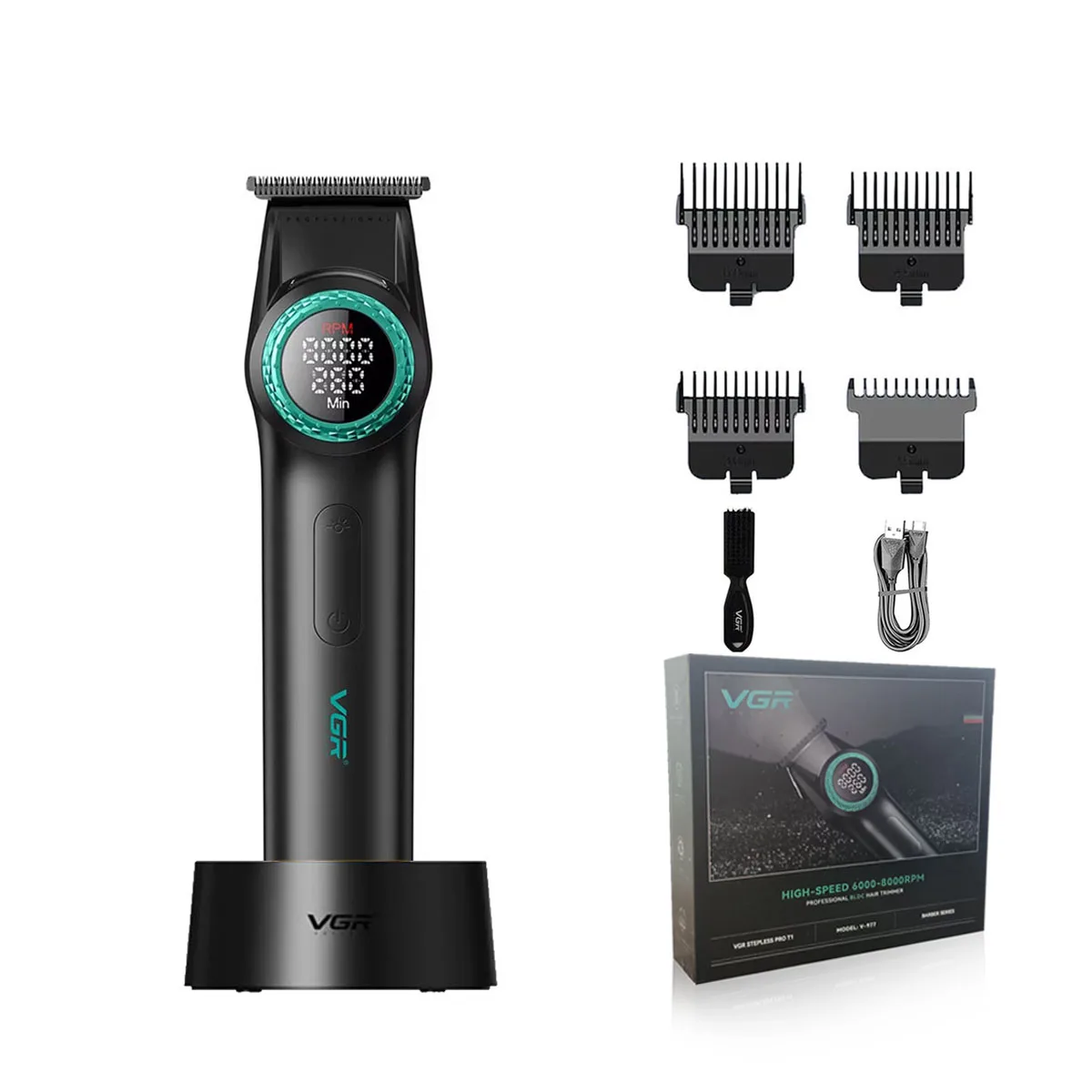 VGR ماكينة قص الشعر ماكينة قص الشعر الاحترافية ماك...