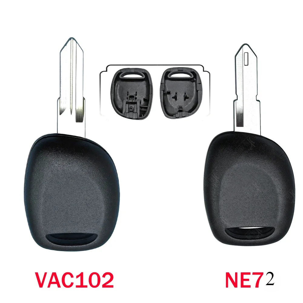 NE72/VAC102 Car Key Shell for Renault Kangoo Duster Clio Twingo Modus Master for Nissan Kubistar Dacia Sandero for Peugeot 206