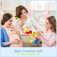 Spirale itude d'activité mignonne pour bébé, poussette CPull, siège auto, jouets de voyage, hochets pour garçons et filles 6