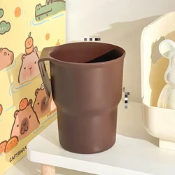 Plastic Hanging Stationery Organizer with Large Capacity (Brown)