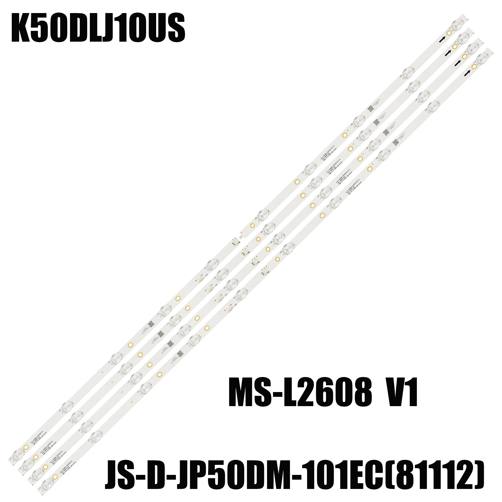 Tira de Retroiluminação Led 10 Lâmpada para K50dlj10us D50-m30 V500dj6-qe1 Js-d-jp50dm101ec 81112 Rc50b19s4ksm Ms-l2608 v1