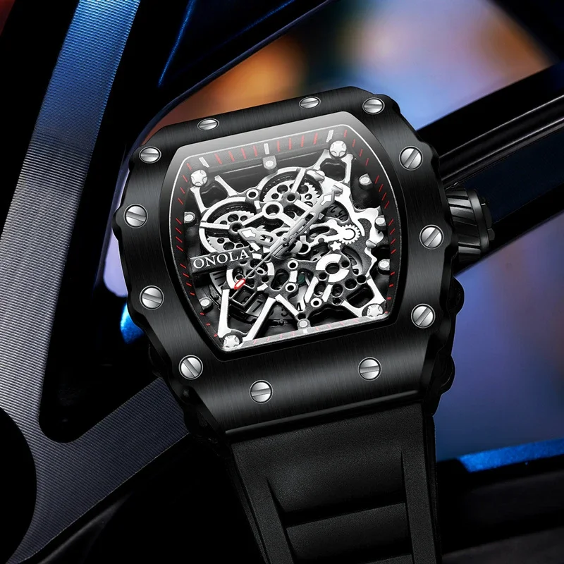 2023 ONOLA Man Watches Top Brand Fashion Luxury Watch Luminous Sports Waterproof Casual Mens Quartz Men's Wristwatch Clock
