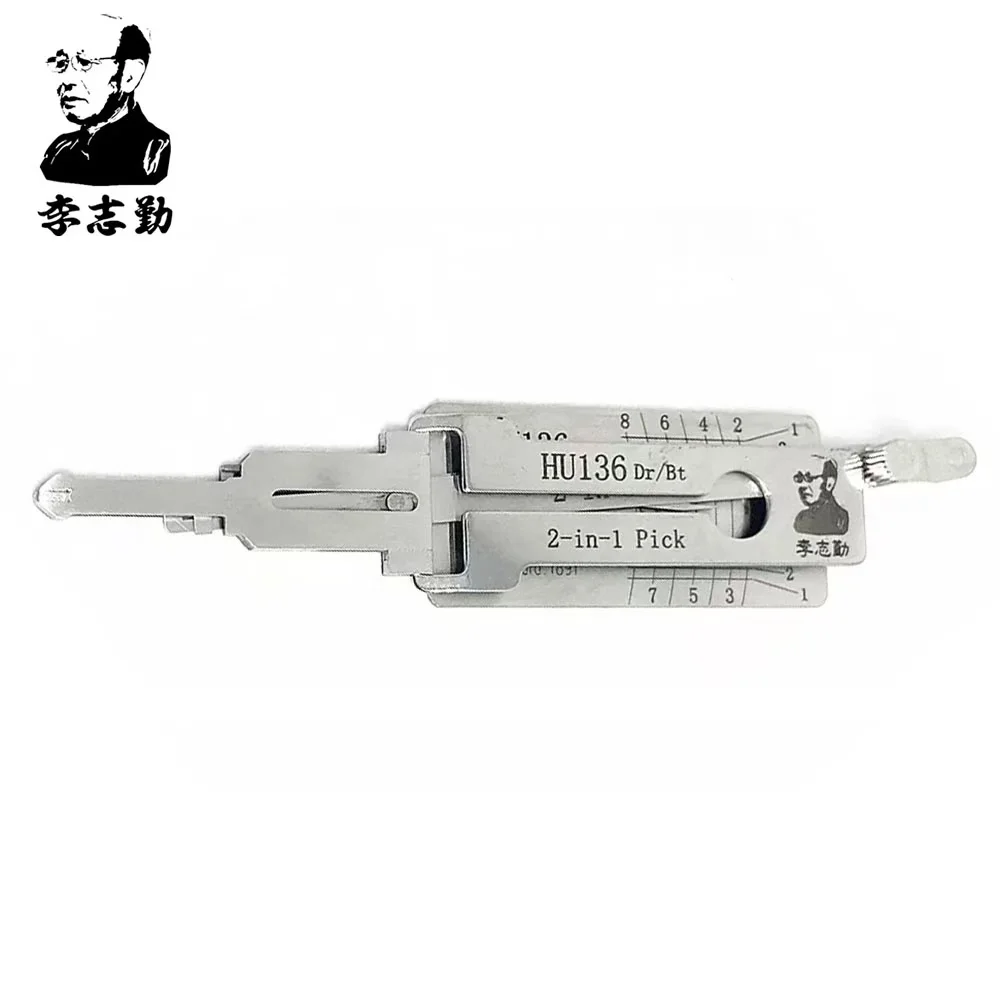 Lishi HU136 2-in-1 Decoder and Pick LOCKSMITH TOOL for Renault