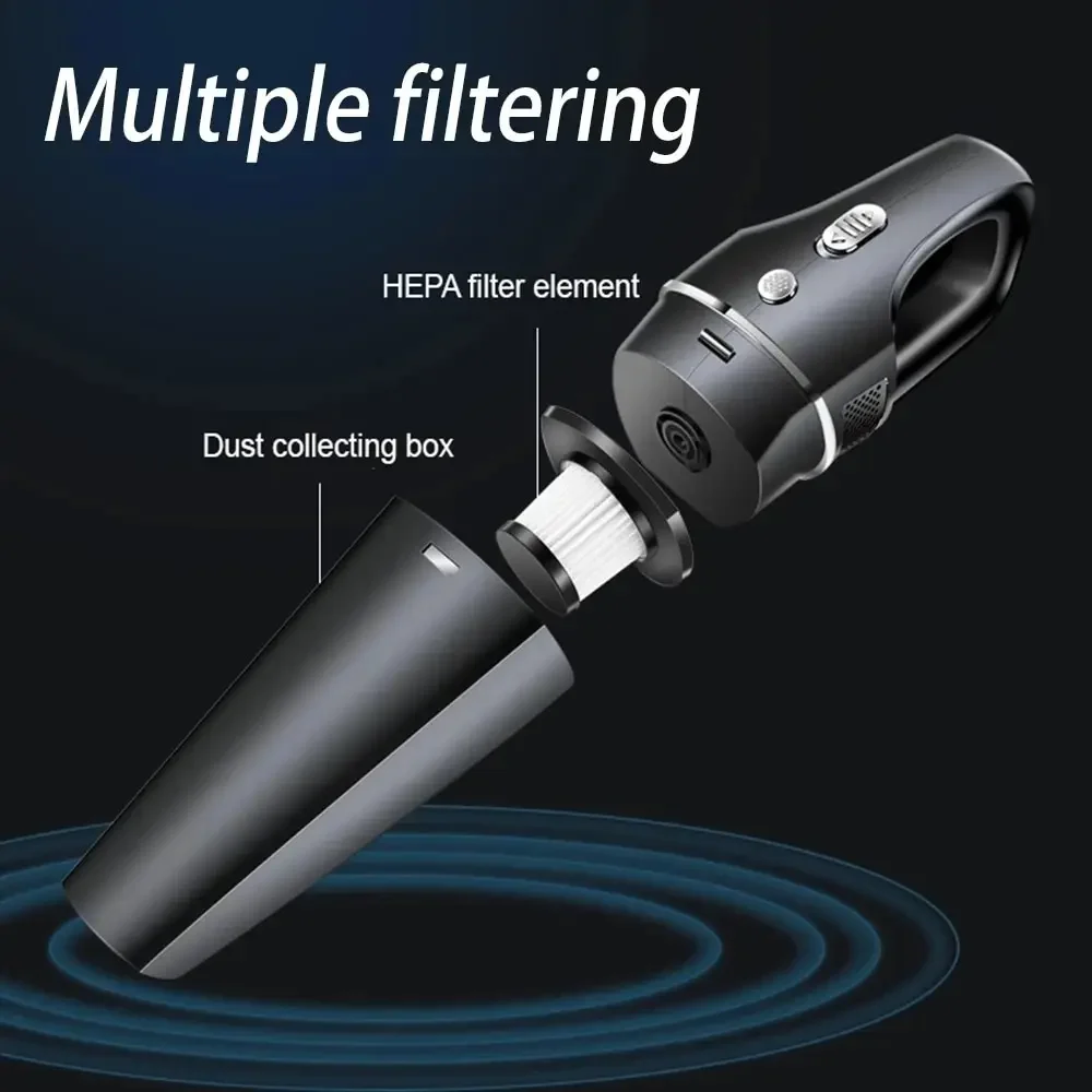 Portable Car Wireless Cleaner Xiaomi Vacuum Cleaner High Power Strong Suction Cordless Handheld car Wash for Auto Home cleaning