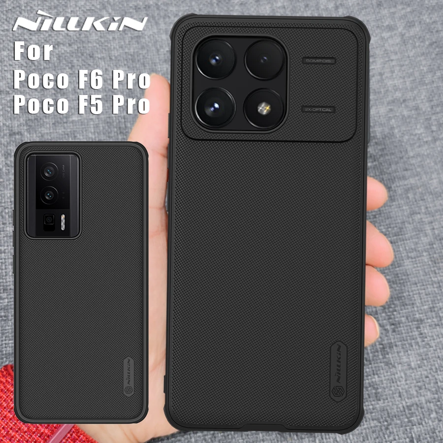 Матовый чехол Nillkin для Xiaomi Poco F6 Pro / F5 Pro 5G Pro 360 PC TPU, бампер матовый PC TPU, задняя крышка с полным покрытием