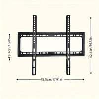Universal  TV Wall Mount Bracket for Most 25-63 in LED Plasma TV Stand Holder Max VESA 400X400mm 50kg Space Saving Home Goodies - Image 5