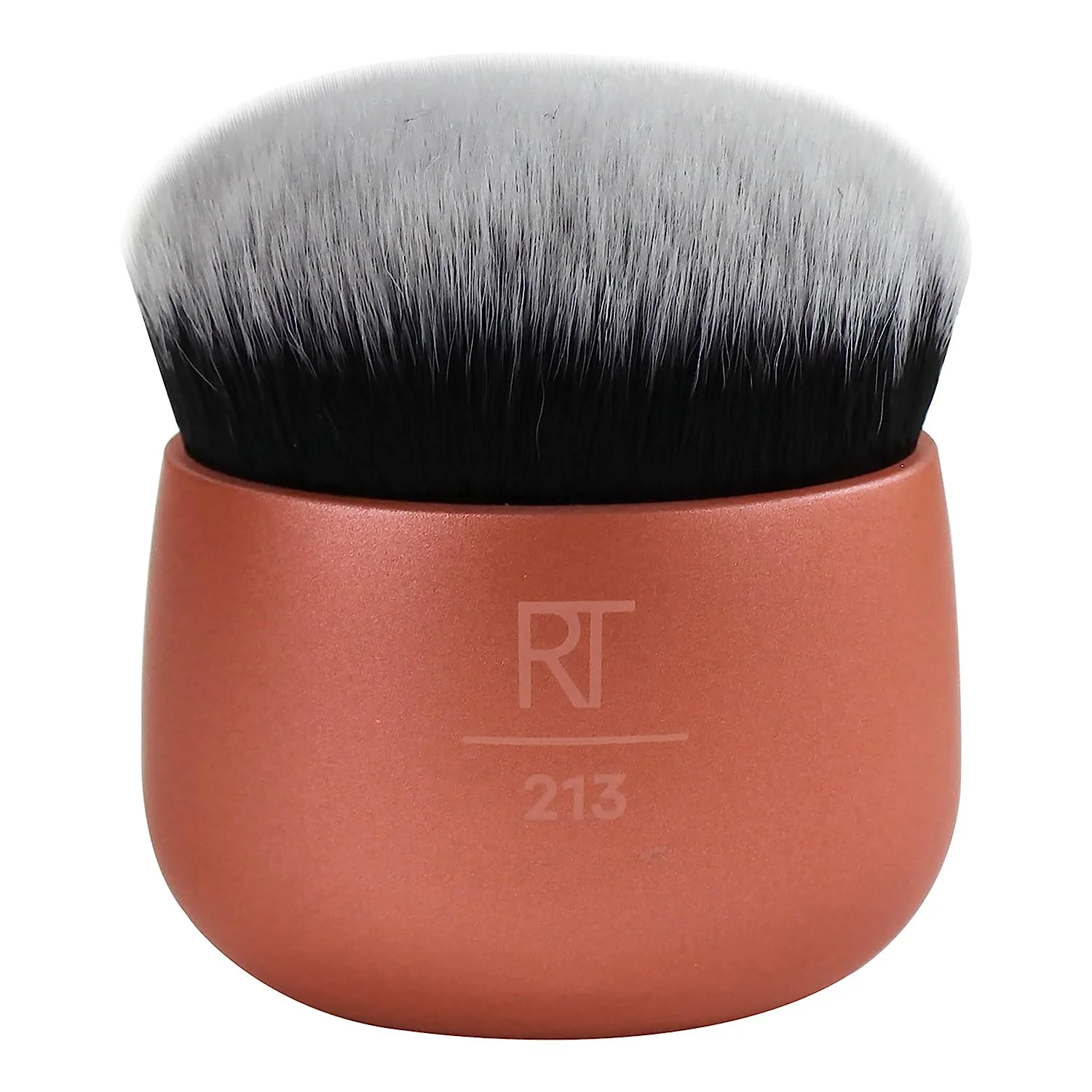 RT-Foundation Makeup Blender Kabuki Brush, maquiagem facial ou corporal, trabalha com base líquida ou creme, cerdas sintéticas