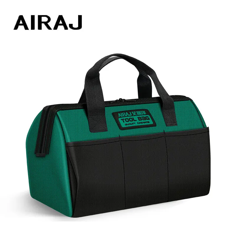 AIRAJ 13 in Tool Bag Large Capacity Top Opening Tool Kit Storage Bag For Electrician Woodworking Fitters