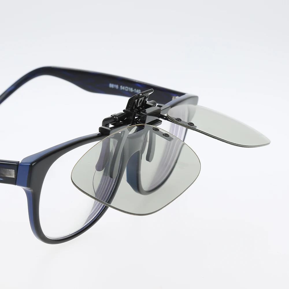 Stereo 3d Glasses Clip Polarized Tv Real 3d Glasses Hanging Frame Myopia Passive Circular Clip-on Passive