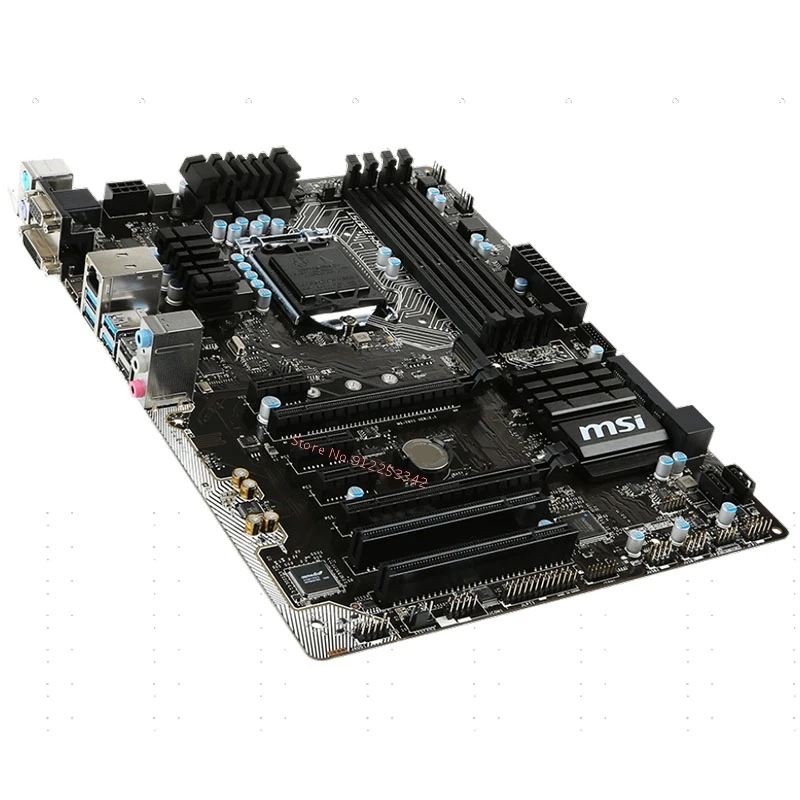 For MSI B150 PC MATE LGA 1151 Intel B150 Gaming PC Motherboard DDR4 64GB Core i3-6100 i5-6500  PCI-E 3.0 M.2 HDMI 6×USB3.0 ATX mother board gaming pc