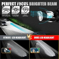 H4/9003/HB2 LED Headlight Bulb Projector Lens Canbus Super Bright LED 3000W 3500000LM 6000K Hi/Low Light Apply to Car&Motorcycle - Image 3