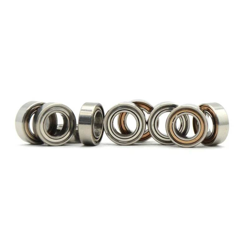 Ball Bearings Metal Shielded Ball Bearings Miniature MR74 ZZ Ball Bearings 4X7X2.5mm