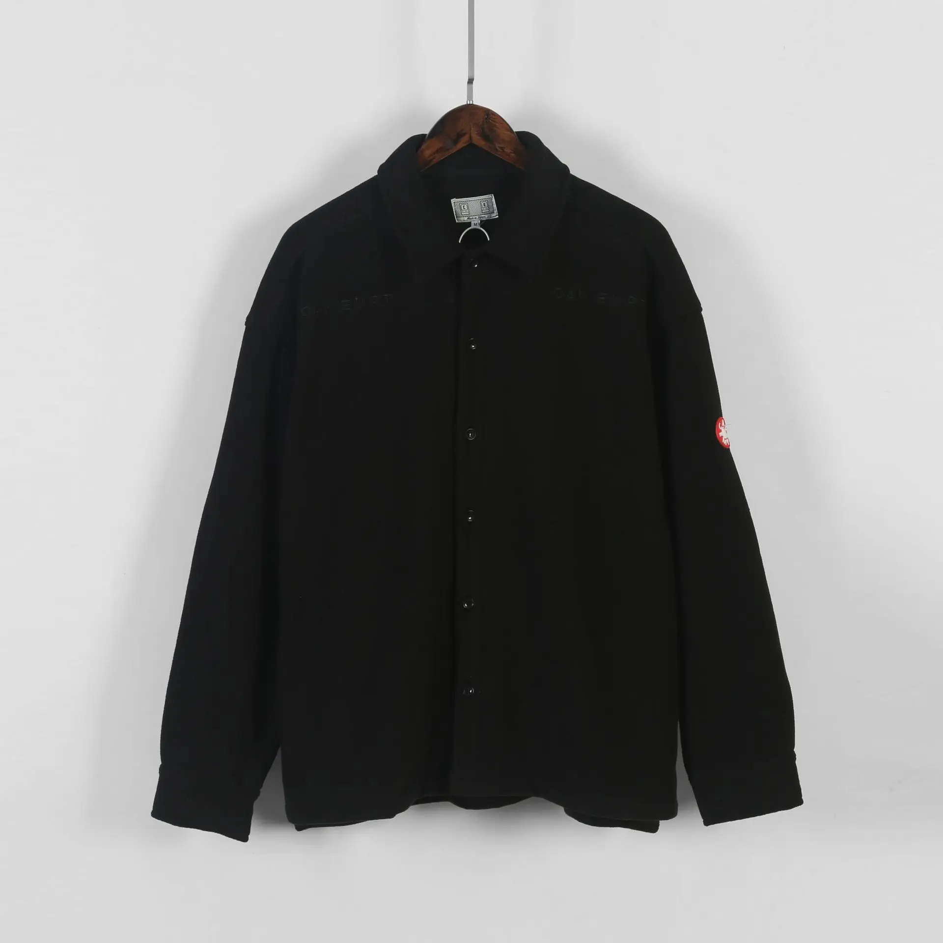 

Japanese CAVEMPT C.E Shirt Men Women 1:1 Double Polar Fleece Shirt Cav Empt Dress
