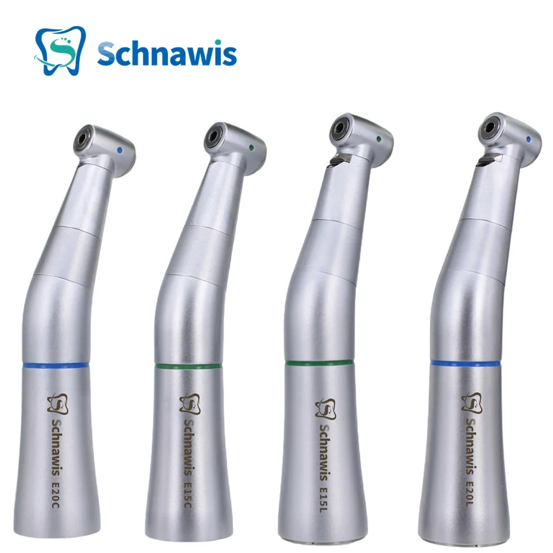 

Dental Low Speed 1:1 Handpiece 4:1 Dentistry Contra Angle Hand piece Optic Fiber E15L E20L E15C E20C Blue Green Ring Tools