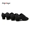 Latin Ballroom Dance Shoes for Women Lace-up Practice Closed Toe Modern Salsa Dance Teaching Performance Dancing Shoes Sneakers 3