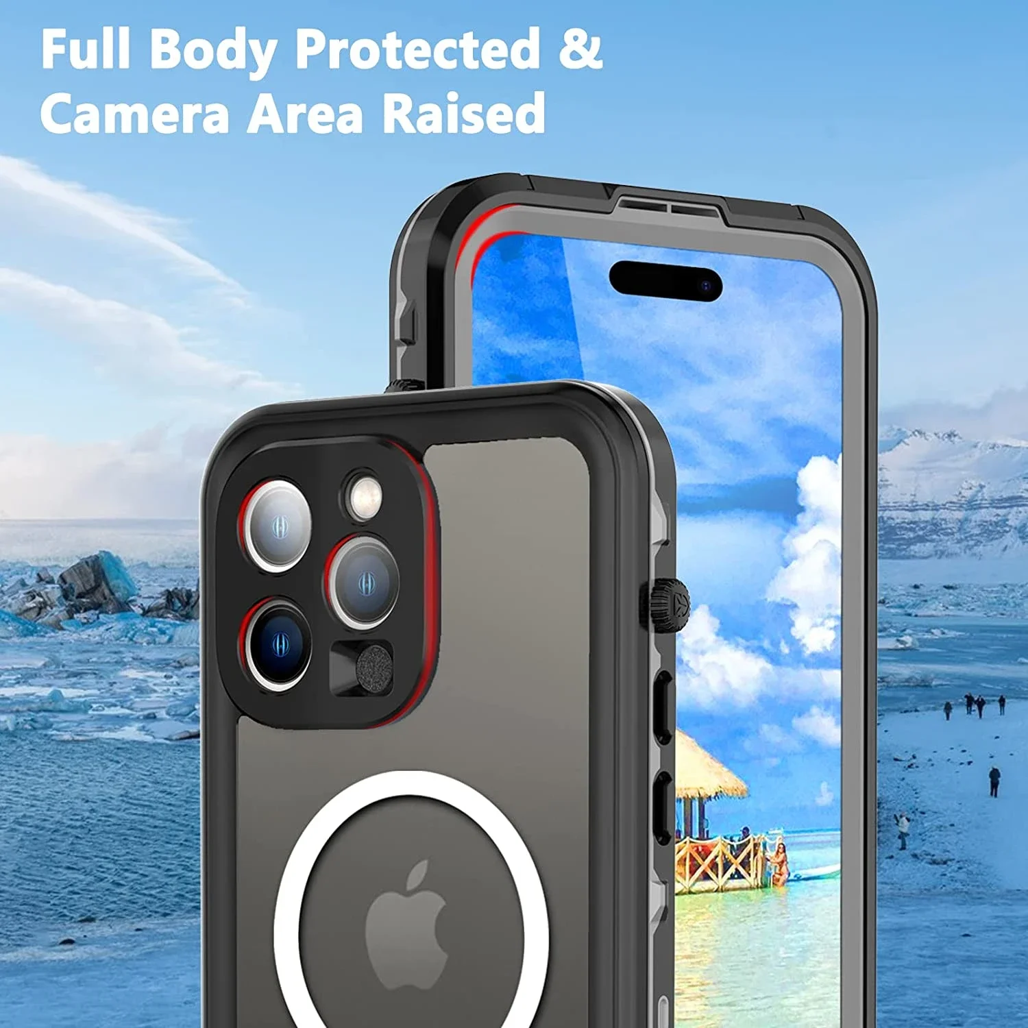 Waterproof iPhone Pro Max Case with MagSafe Protection