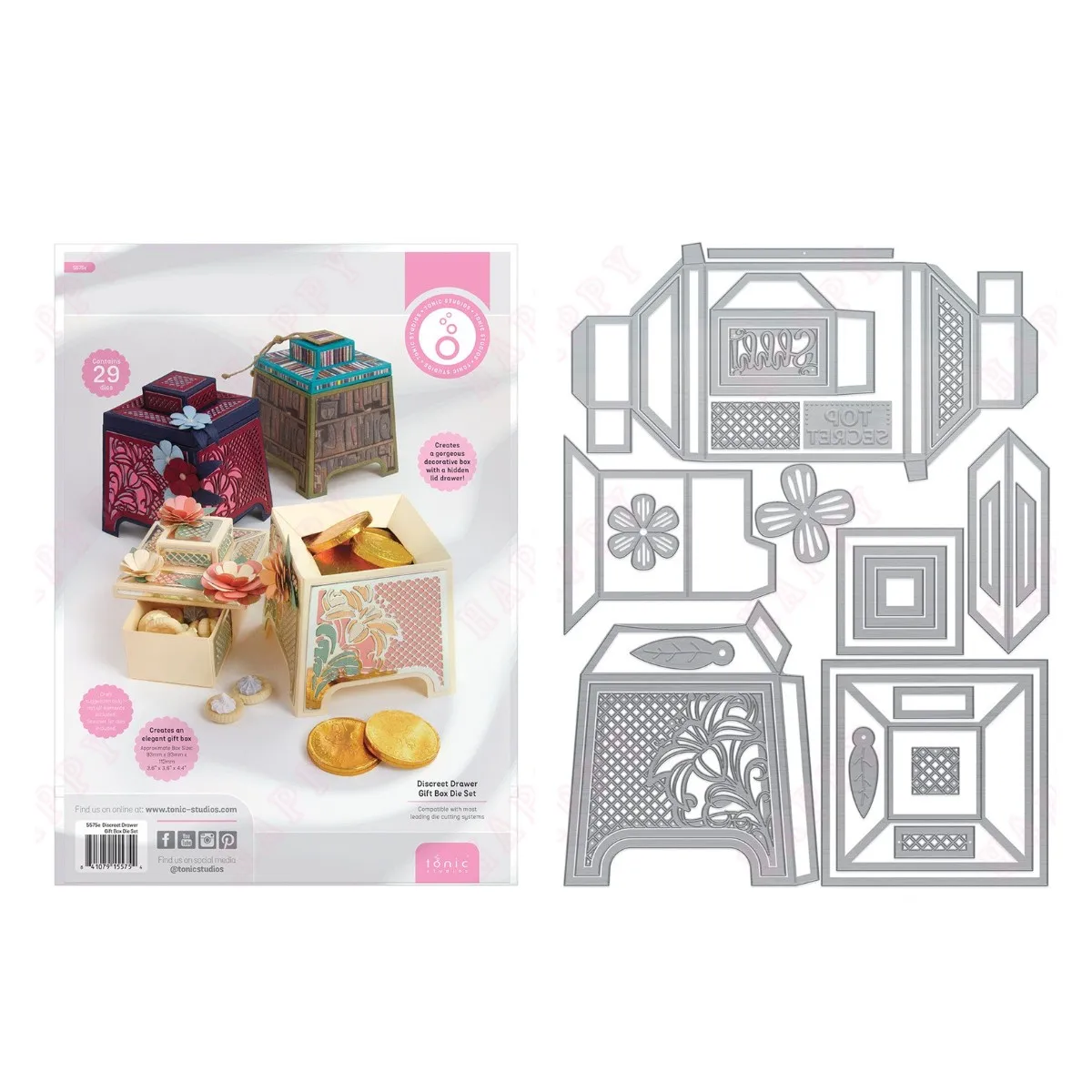 Boîte à Bonbons De Noël Découpées, Boîte-Cadeau 3D, Matrice De Découpe En Métal, Matrice De Découpe D'arbre De Noël, Pochoir Pour Bricolage, Fabrication De Cartes De Scrapbooking