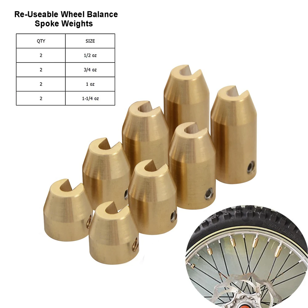 Spoke Wights For Unbalanced Wheels, I Have Rim Locks On,, 44 OFF