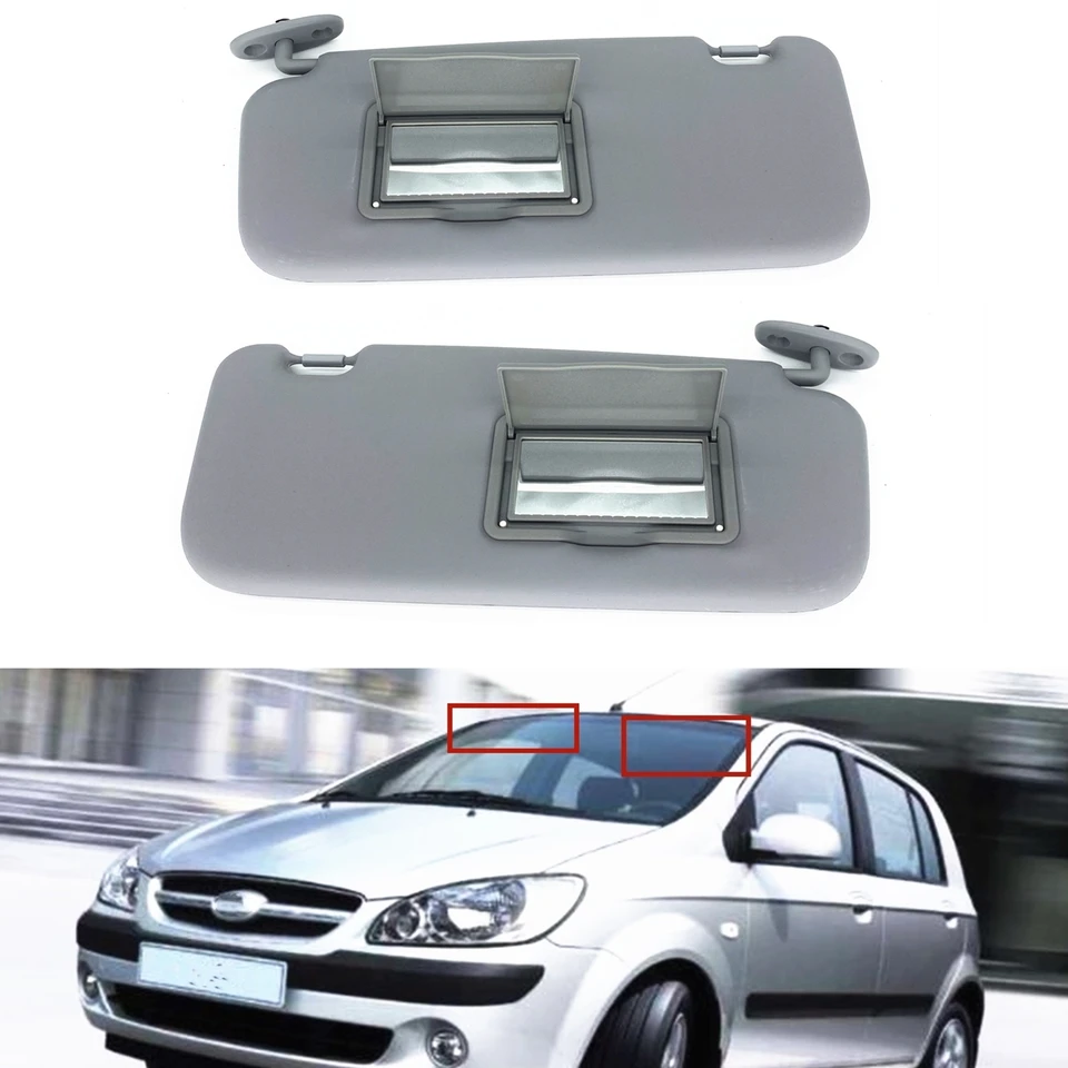 Visiera Parasole Auto Destra Grigia Per Hyundai Getz (2002-2011) - Ricambio OE 85220 1C200QS