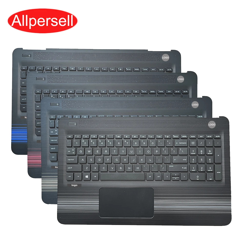 

Клавиатура с подставкой для рук для ноутбука HP pavilion 15-AU 15-AW 15-AL TPN-Q172 Q175, верхняя крышка клавиатуры touc hp ad, телефон 856026-001