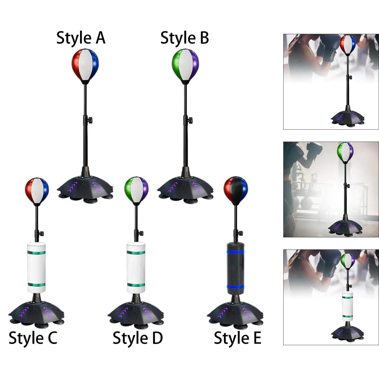 Punching Bag with Stand Speed Bag Height Adjustable Fitness Gift Boxing Bag Punching Bag with Stand Speed Bag Height Adjustable Fitness Gift Boxing Bag