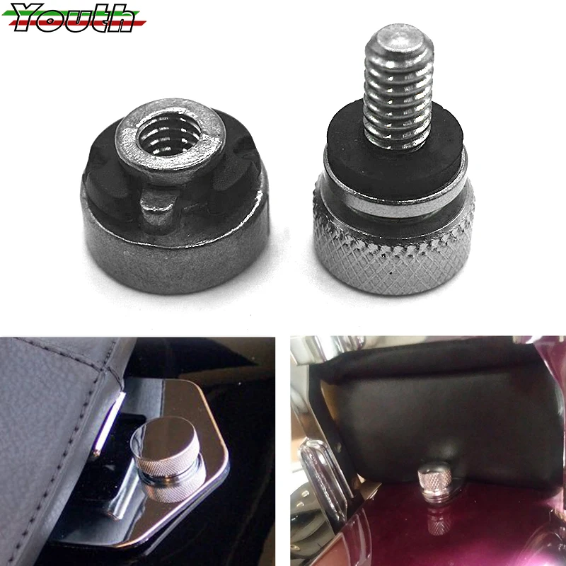 Vite Regolatrice Comando Acceleratore In Alluminio Nero Per Harley Touring Sportster Softail 74-17