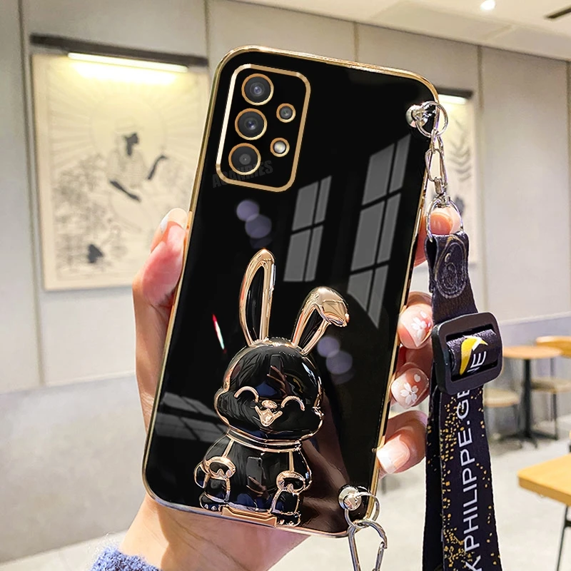 Premium Silicone Crossbody Lanyard Case with Bracket
