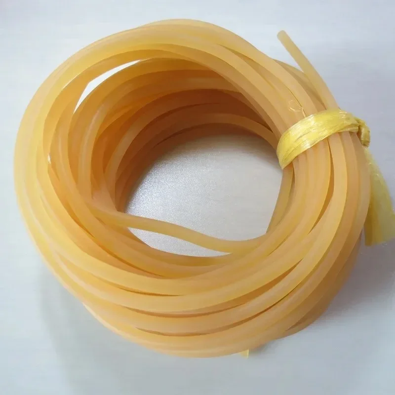 

10 Meters Good Quality Elastic Solid Rubber Band Rope-missed pole Retaining pole Fishing line diameter 2mm 3mm 4mm 5mm