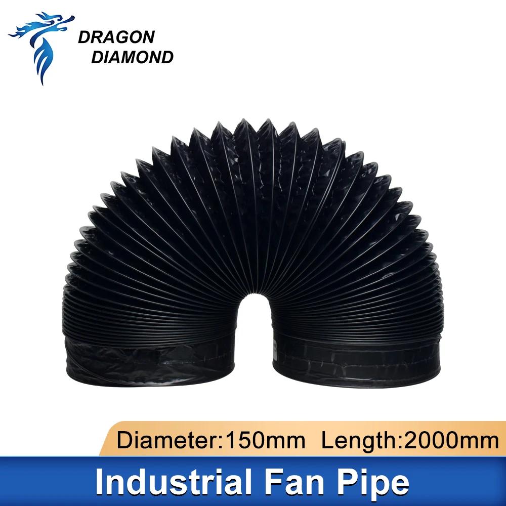ExhaustPipeDuctFabricVentVentilatorHoseDia150mmPlastic