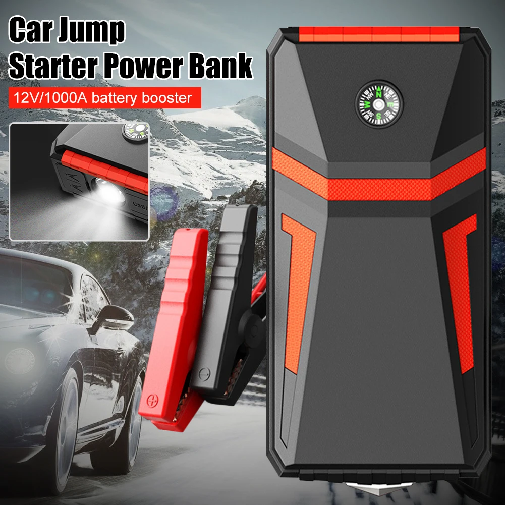 Car Battery Jump Starter 30000mAh Portable Power Bank Battery Booster With LED Flashlight Emergency Starter For Gasoline Diesel car jump starter