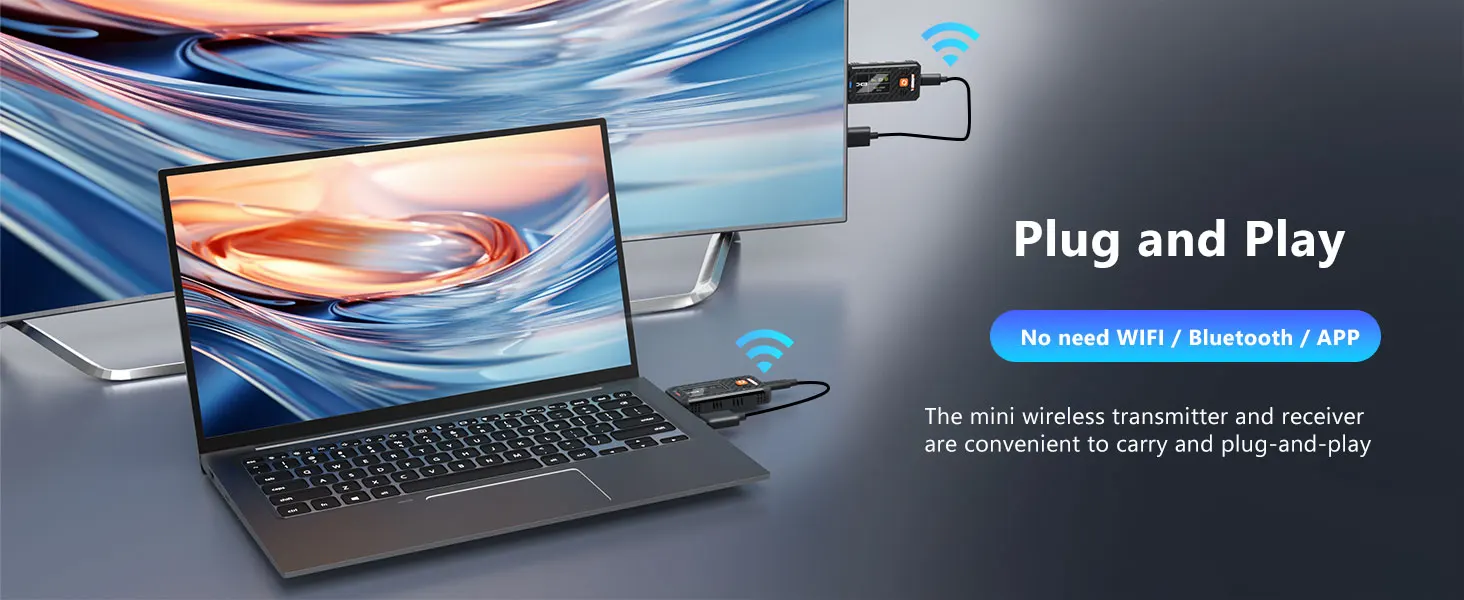 350M1080P Wireless Hdmi Video Transmitter and Receiver 5G Mini HDMI Extender for